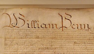 An original 1701 Pennsylvania Charter of Privileges drawn up by William Penn to serve as a "frame of government," or constitution, for the Province of Pennsylvania.