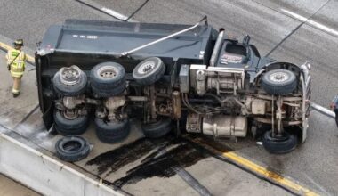 Dump truck crashes on I-78 in Lehigh County | Southern Lehigh County