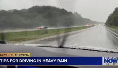 Heavy Rain Creates Hazardous Driving Conditions in Erie | News