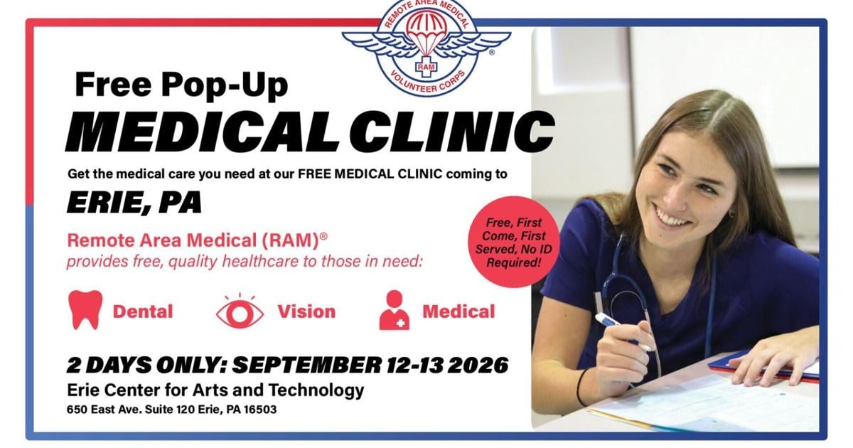 Free Healthcare Clinic Coming to Erie this Weekend | News