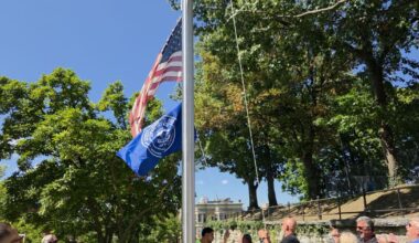 City Park Labor Day flag raising Reading |