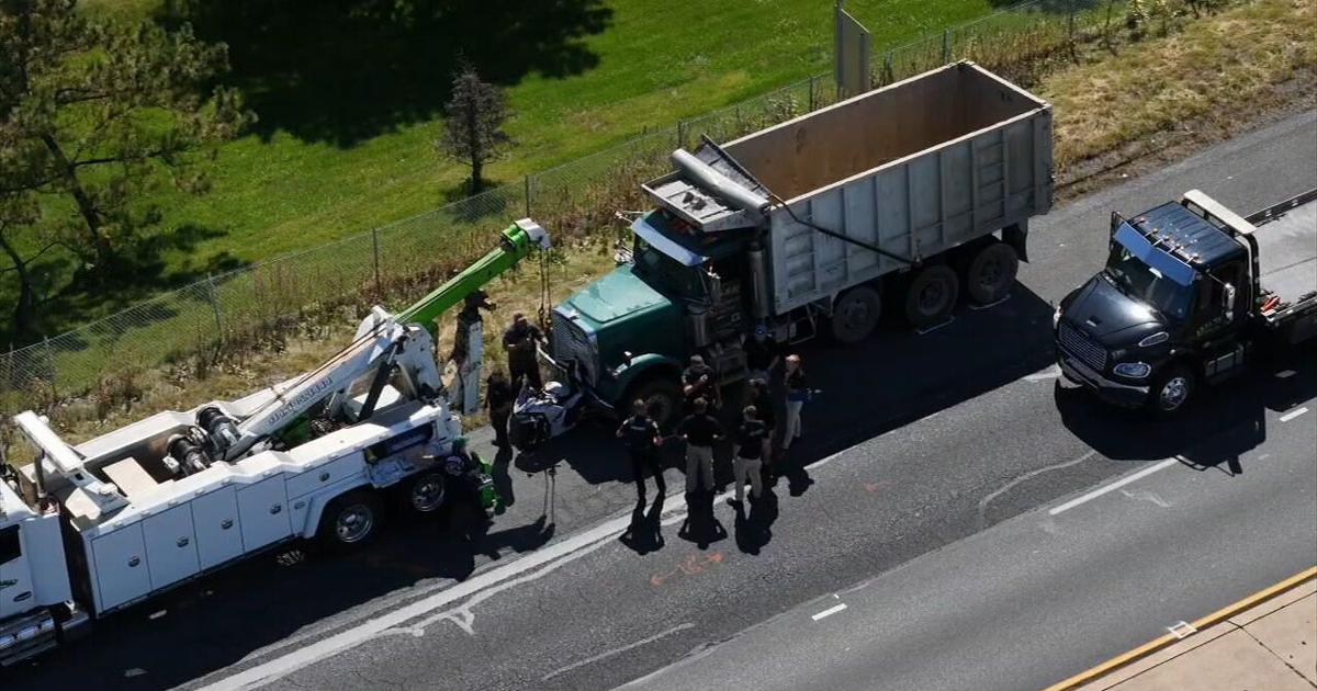 Motorcyclist dead after crash with dump truck in Upper Macungie Twp., coroner says | Western Lehigh County