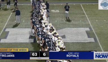 McDowell Takes Down Erie High 63-6 | High School