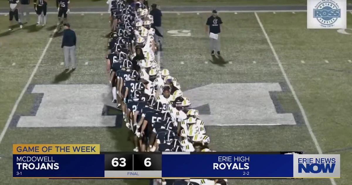 McDowell Takes Down Erie High 63-6 | High School