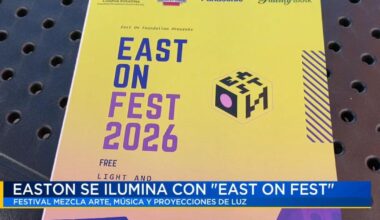 Un espectáculo de luz y arte llega a Easton con "East On Fest" | Noticias