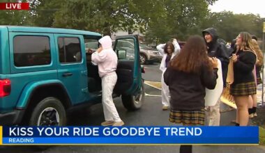 'We're all connected': Berks high school's Kiss Your Ride Goodbye event shines light on mental health | Reading Area