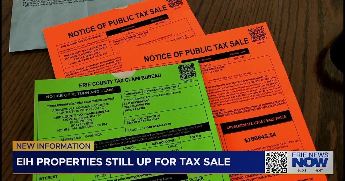 Erie Independence House Properties Still Up for Tax Sale | News