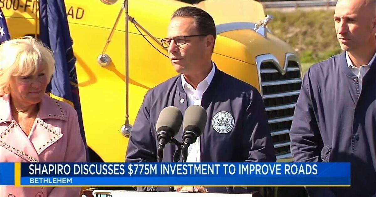 Route 378 resurfacing among road improvement projects getting financial boost, Gov. Shapiro says in Bethlehem visit | State