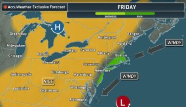 Watching weekend nor'easter, which is increasingly likely to give us some rain; shore will still bear brunt | Weather