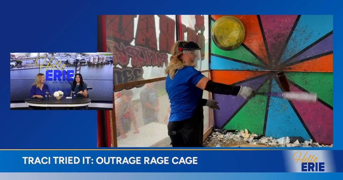 Hello Erie: Traci Visits the Outrage Rage Cage in This Week's Traci Tried It | Hello Erie
