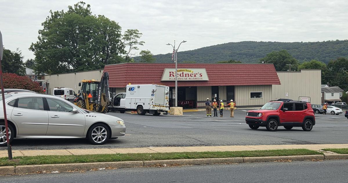 Driver taken to hospital with injuries after crashing into HVAC unit, causing gas leak | Reading Area