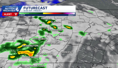 Pittsburgh: One more day of rain and storms Friday