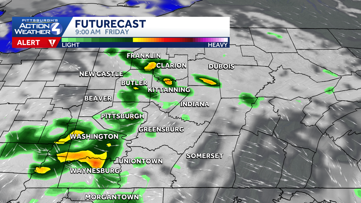 Pittsburgh: One more day of rain and storms Friday