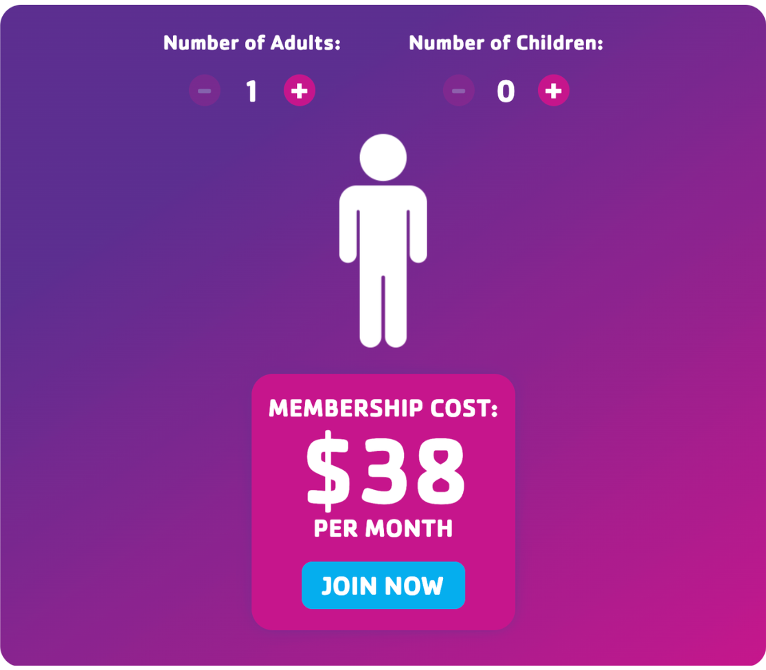 YMCA of Greater Erie calculator to figure out membership cost
