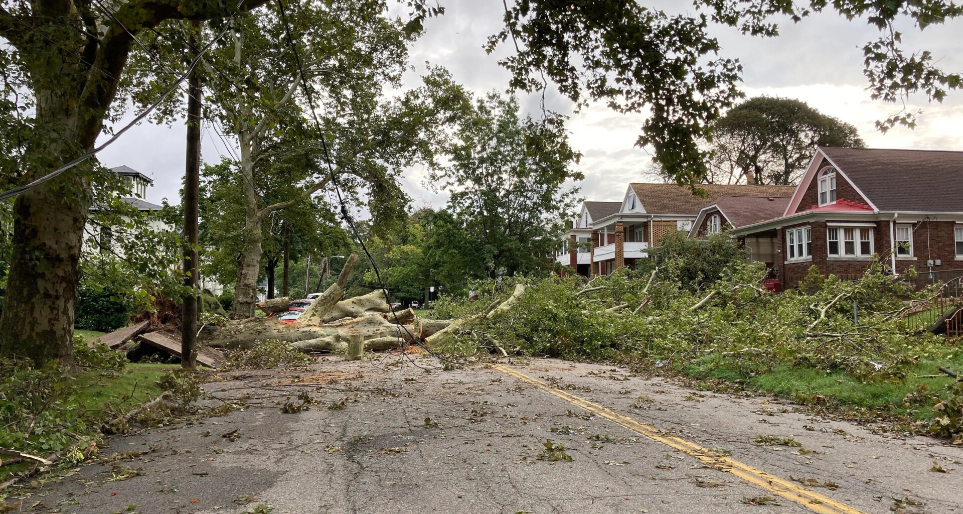 Erie reopens roads after storm damage. Some roads remain one lane.