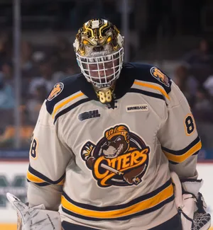 Goaltender David Egorov, whom the Erie Otters acquired in an offseason trade with Brantford, recorded 35 saves during Saturday's debut with his new Ontario Hockey League team. They weren't enough, though, as Kitchener won 4-3 in overtime at Erie Insurance Arena.