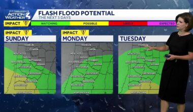Flood Warning, Flood Watch issued for much of Western Pennsylvania