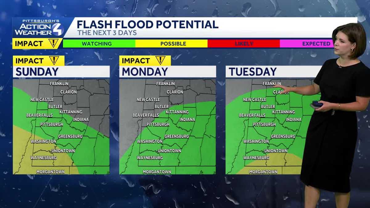 Flood Warning, Flood Watch issued for much of Western Pennsylvania