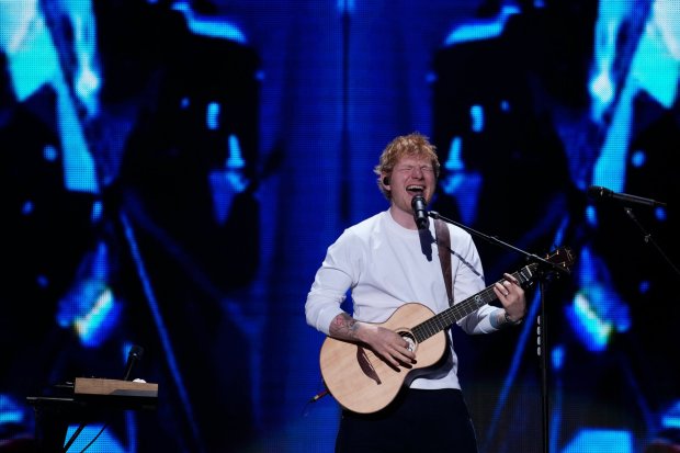 Ed Sheeran comes to Philadelphia on Saturday. (Associated Press)