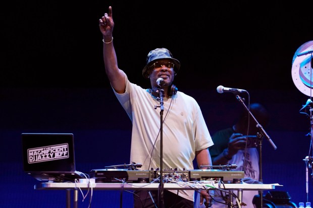 DJ Jazzy Jeff will accompany a fountain show Wednesday at Longwood Gardens. (Associated Press)
