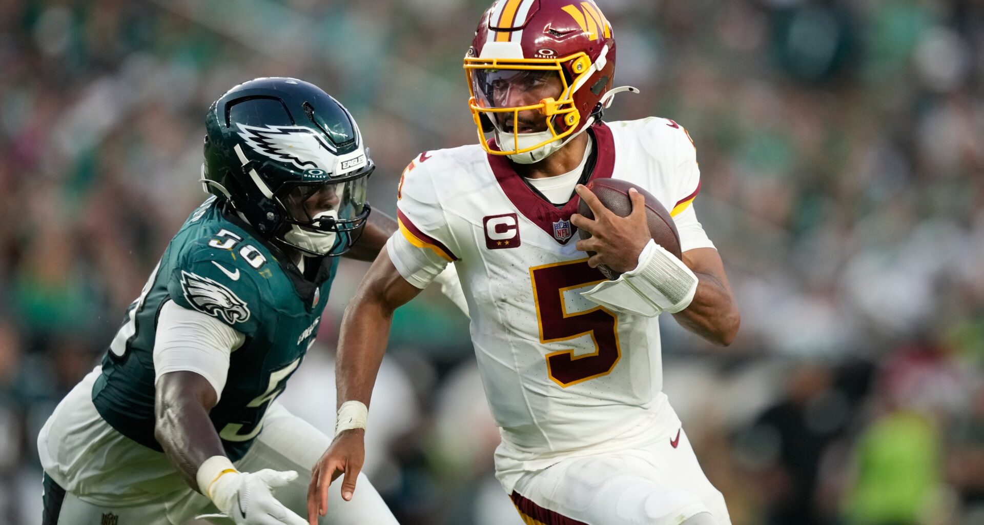 Commanders come up a few yards short in Week 1 loss to Eagles