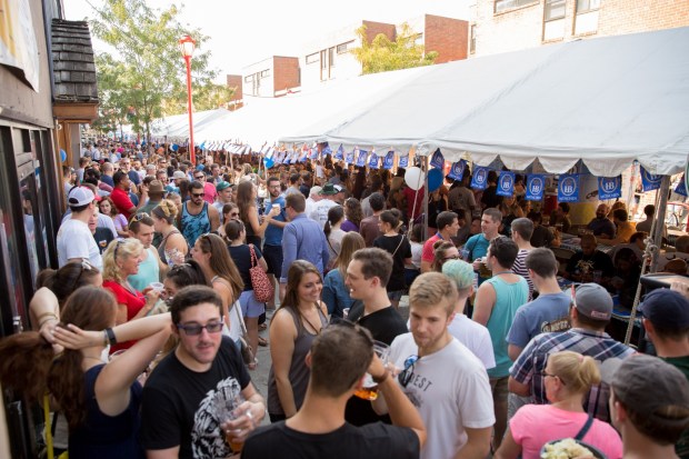Thousands will take to South Street Sept. 26 to celebrate Oktoberfest. (Courtesy of Brauhaus Schmitz)