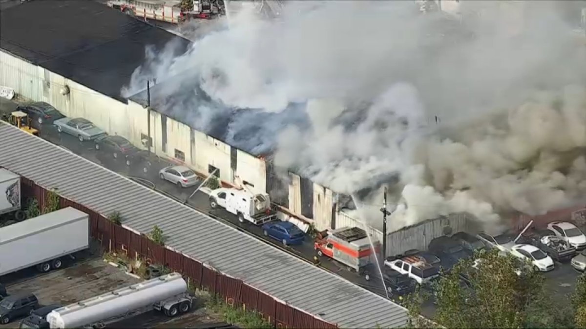 Crews battle heavy fire at facilty in Southwest Philadelphia – NBC10 Philadelphia
