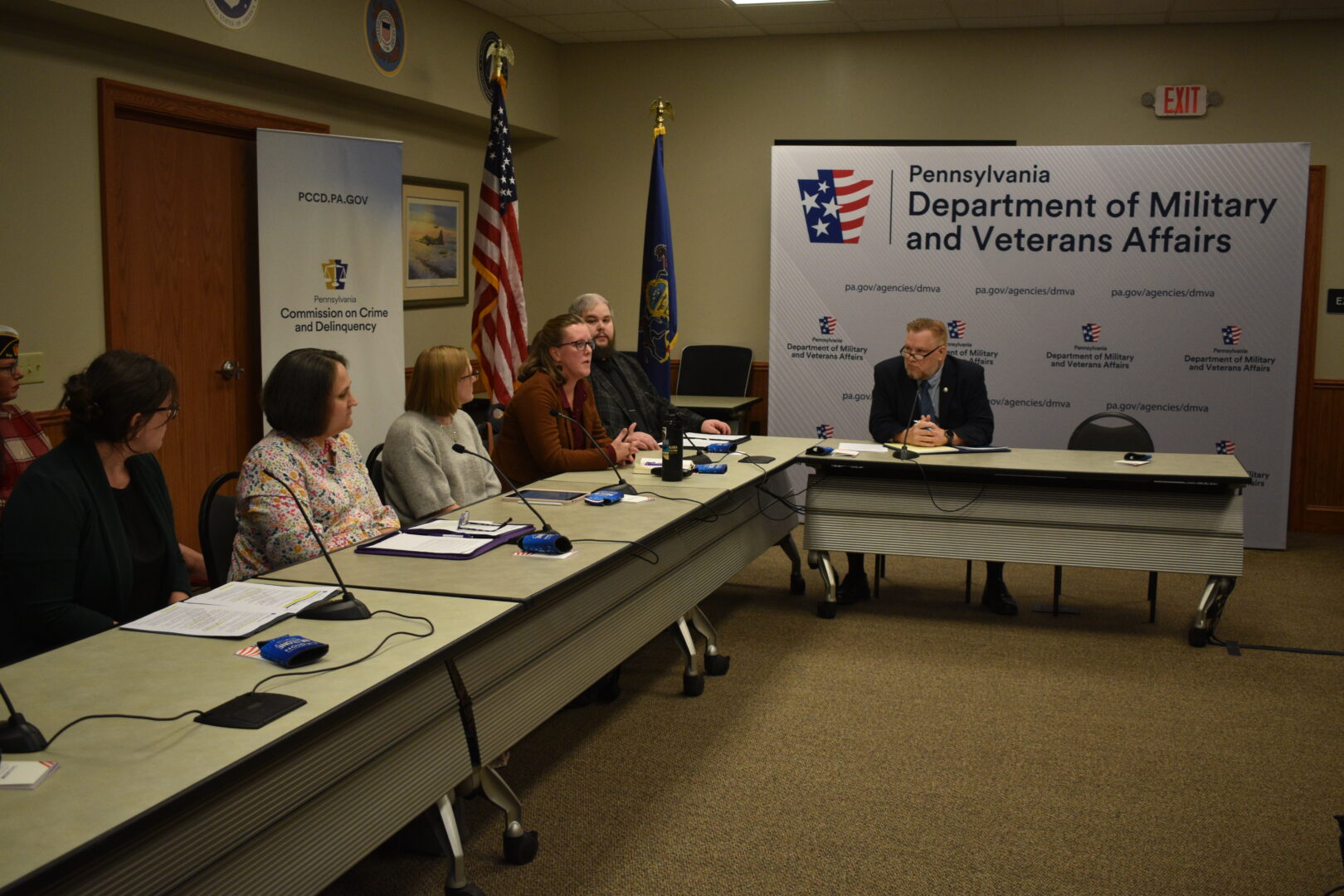Officials shared efforts to prevent veteran suicide at a roundtable Monday.
