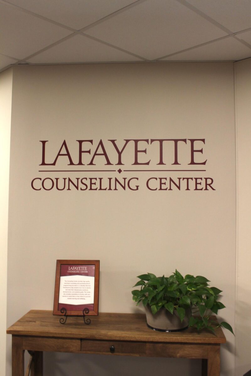 Students can access free counseling services in the second floor of Bailey Health Center.