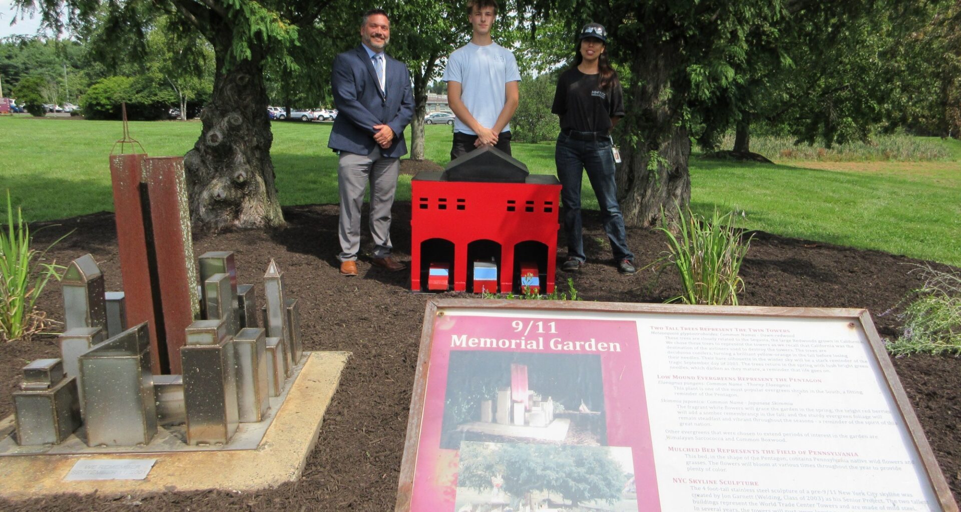 Son of Allentown firefighter adds firehouse to September 11th memorial