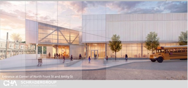 Conceptual plans for a new Riverside Elementary School were unveiled at the Reading School Board's recent committee of the whole meeting. (Courtesy of Reading School District)