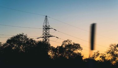 Electricity lines