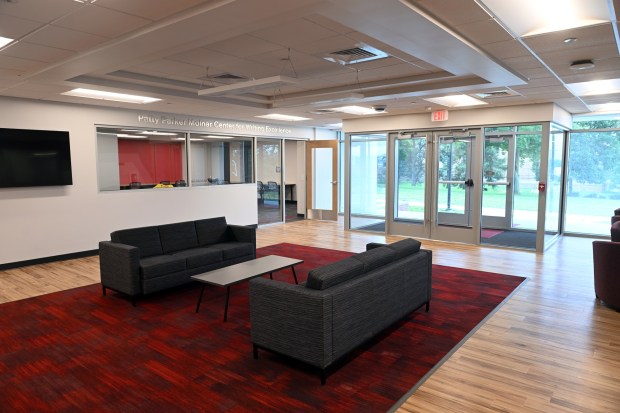 The Patty Parker Molnar Center for Writing Excellence inside the Joyce Family Foundation Learning Commons. (BILL UHRICH/READING EAGLE)
