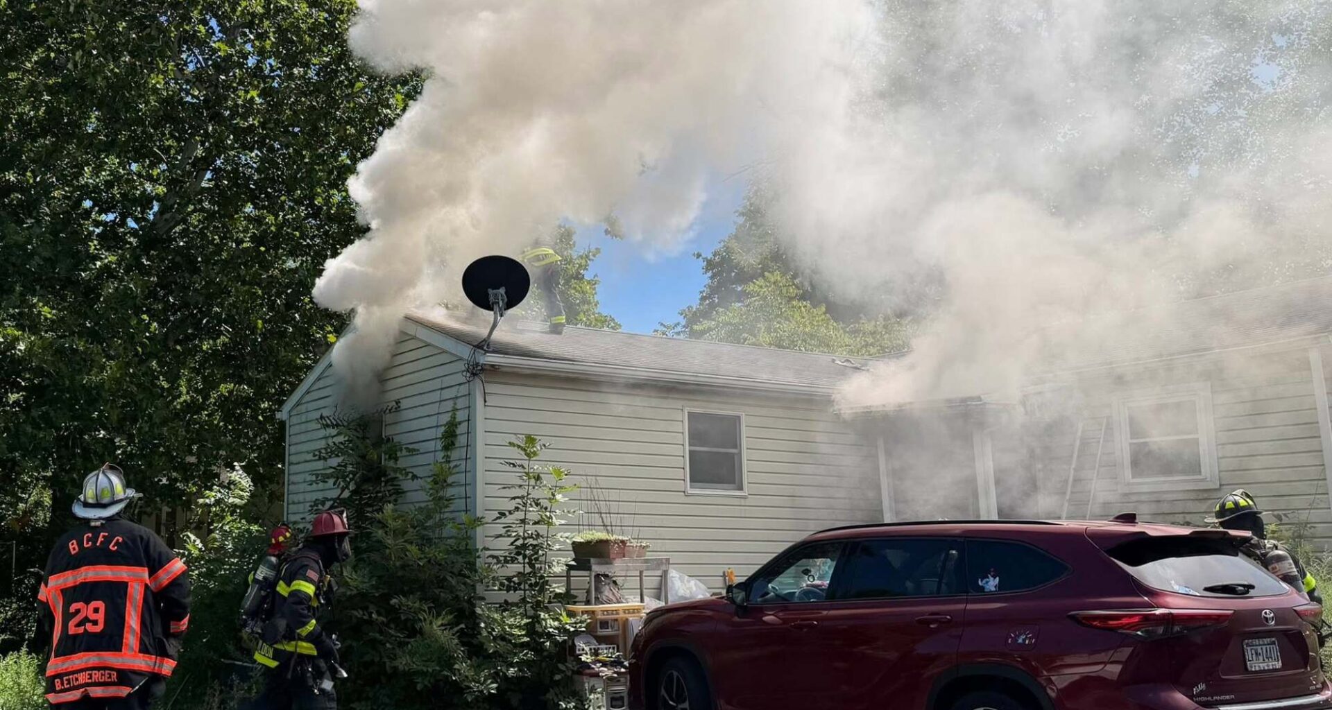 Home fire displaces Berks family; several pets perish