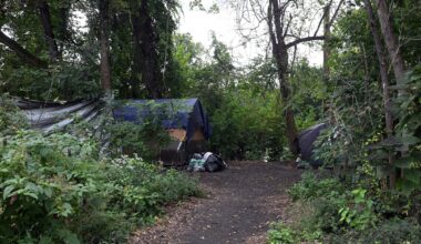 Reading police reaching out to homeless encampments
