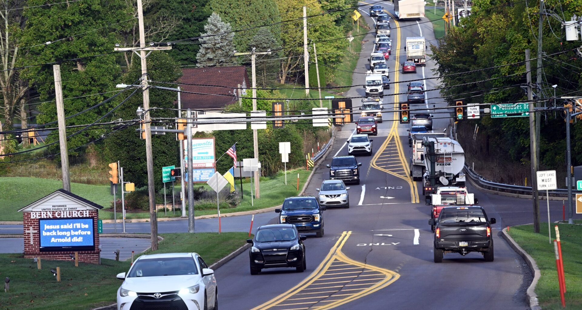 Residents aren't satisfied by long-term road work planned for Route 183 in Berks