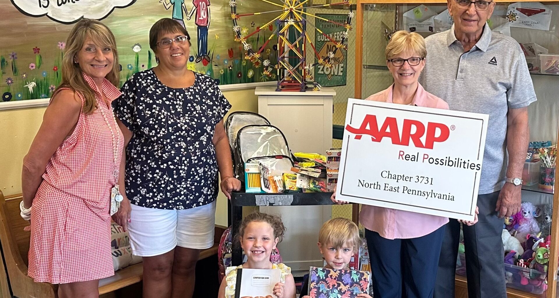 AARP donates school supplies – Scranton Times-Tribune