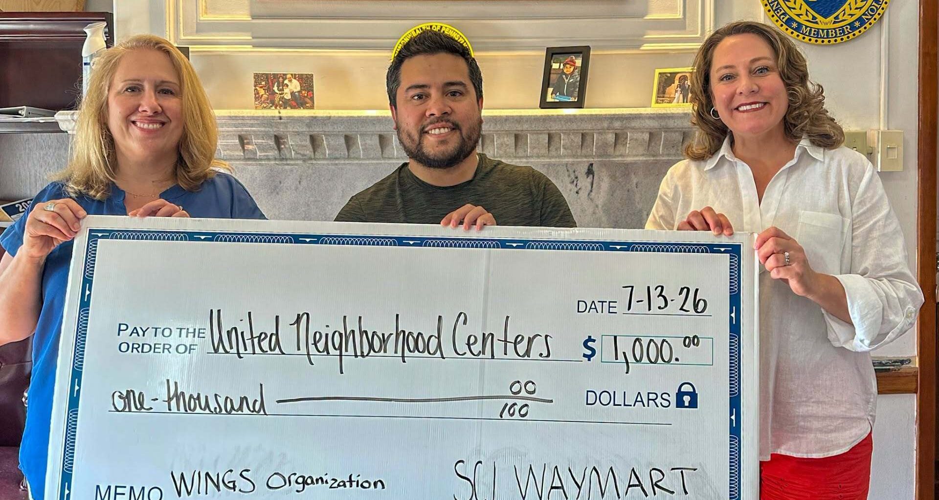 UNC receives $1,000 donation from SCI Waymart’s WINGS program – Scranton Times-Tribune