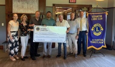 Lackawanna Blind Association receives $10,000 donation from Dream Game – Scranton Times-Tribune