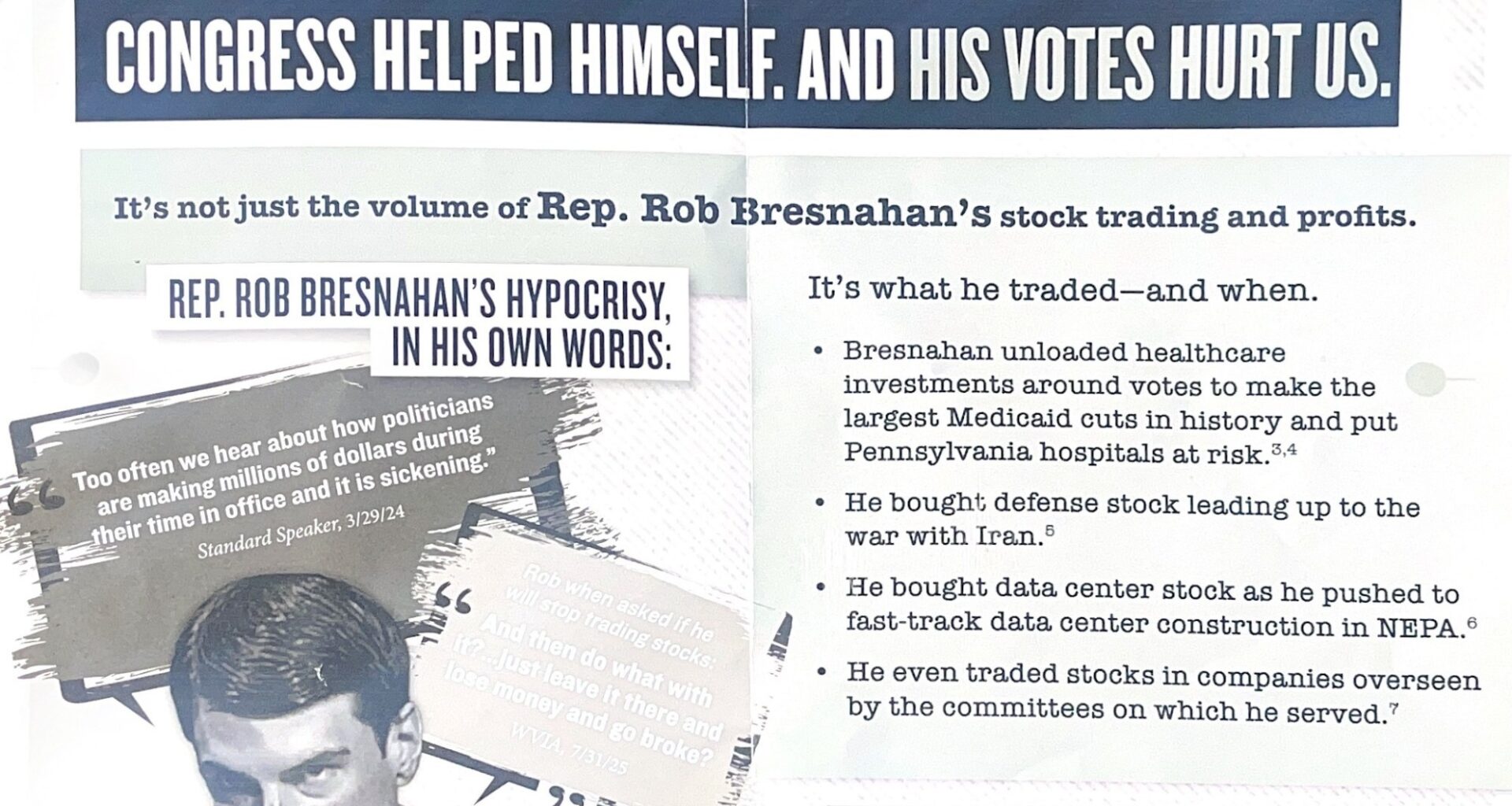 8TH DISTRICT AD WATCH: A further look at Bresnahan and stock trading