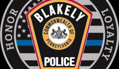 Blakely police car involved in crash responding to assist in Dickson City