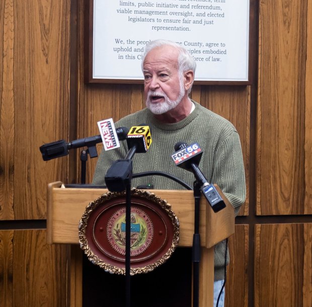 Bob Bolus of Scranton and a property owner in Luzerne county asks for the resignation of board members after the failure during the election.