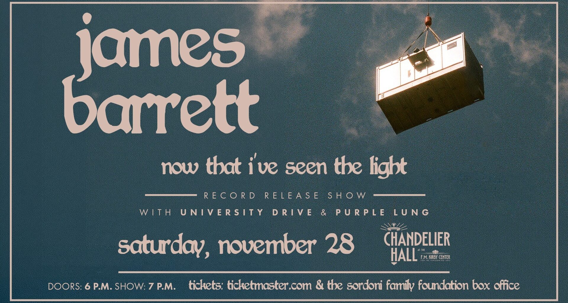 NEPA musician James Barrett to perform at the Kirby Center