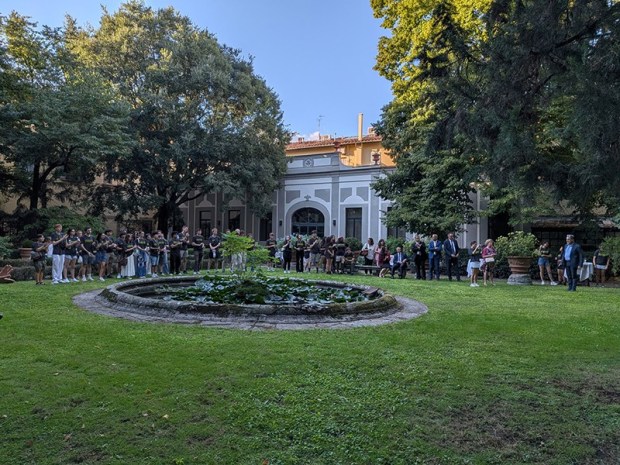 The opening celebration of Marywood International: Florence was held recently in Italy. (COURTESY OF MARYWOOD UNIVERSITY)