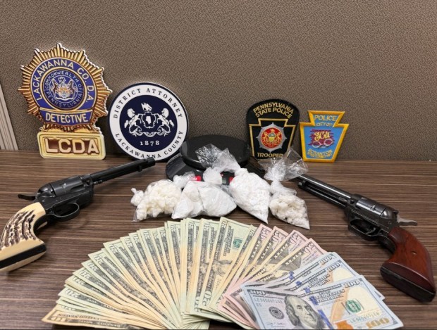 Evidence seized during a law enforcement raid on a residence in the Hill Section on Thursday, Sept. 24, 2026. (SUBMITTED)