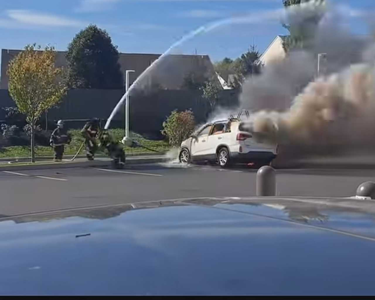 Northampton County Wawa Car Fire Video Goes Viral