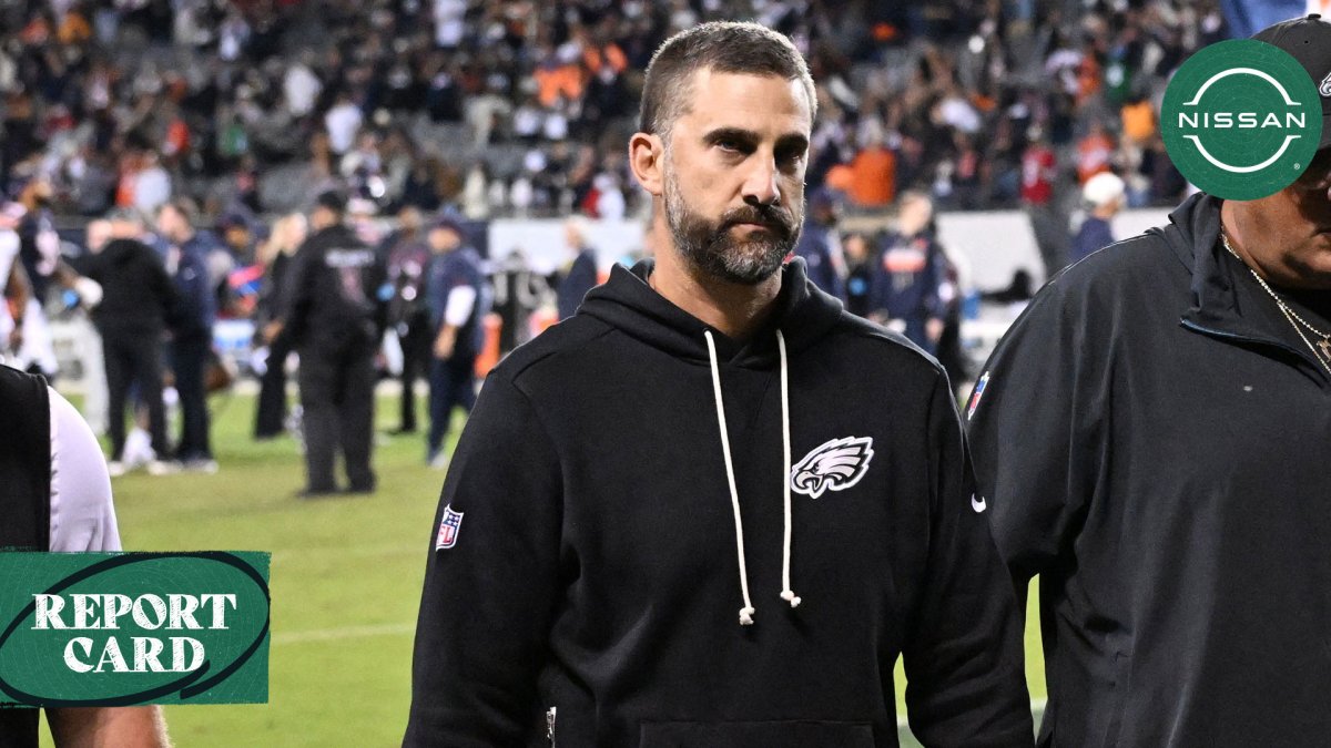 Eagles grades by position after embarrassing loss to Bears – NBC Sports Philadelphia