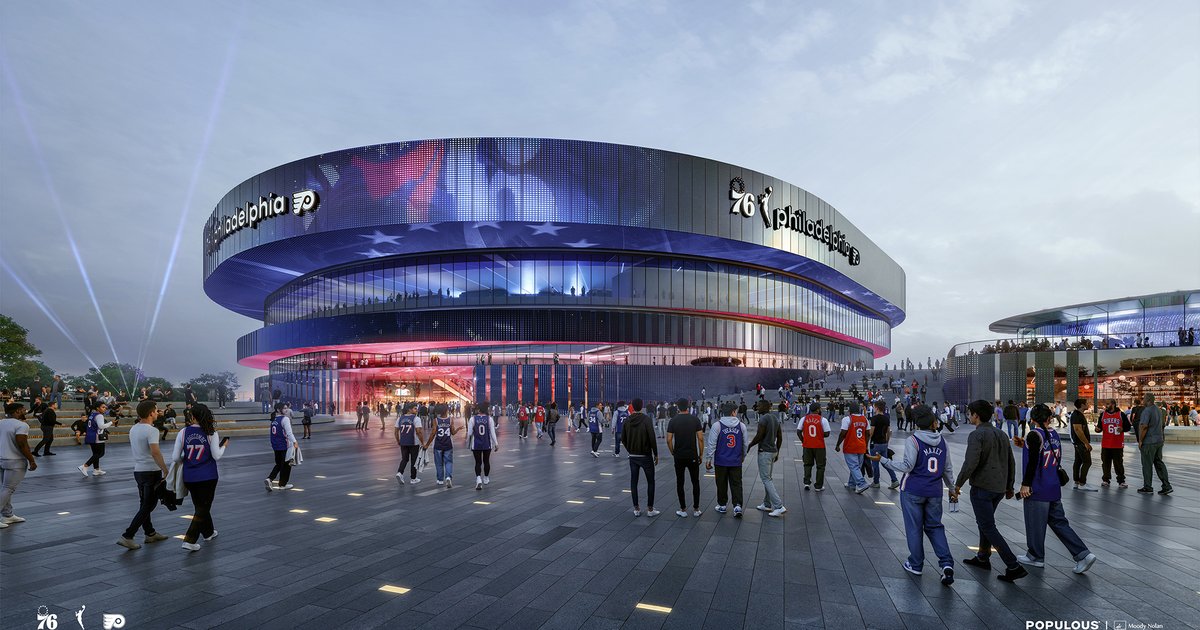 Sixers, Flyers release first renderings of their proposed South Philly arena
