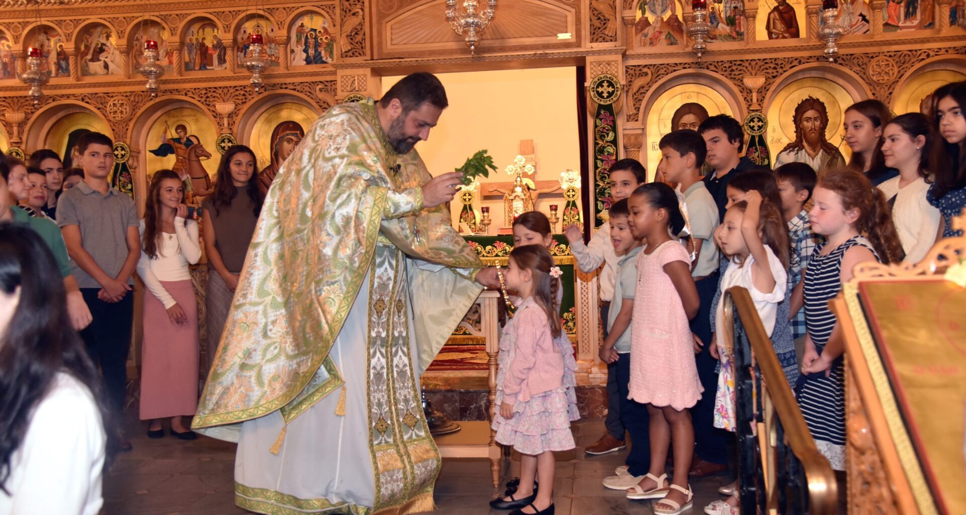 The Sunday School Blessing at St. Demetrios in Upper Darby, PA