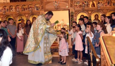 The Sunday School Blessing at St. Demetrios in Upper Darby, PA